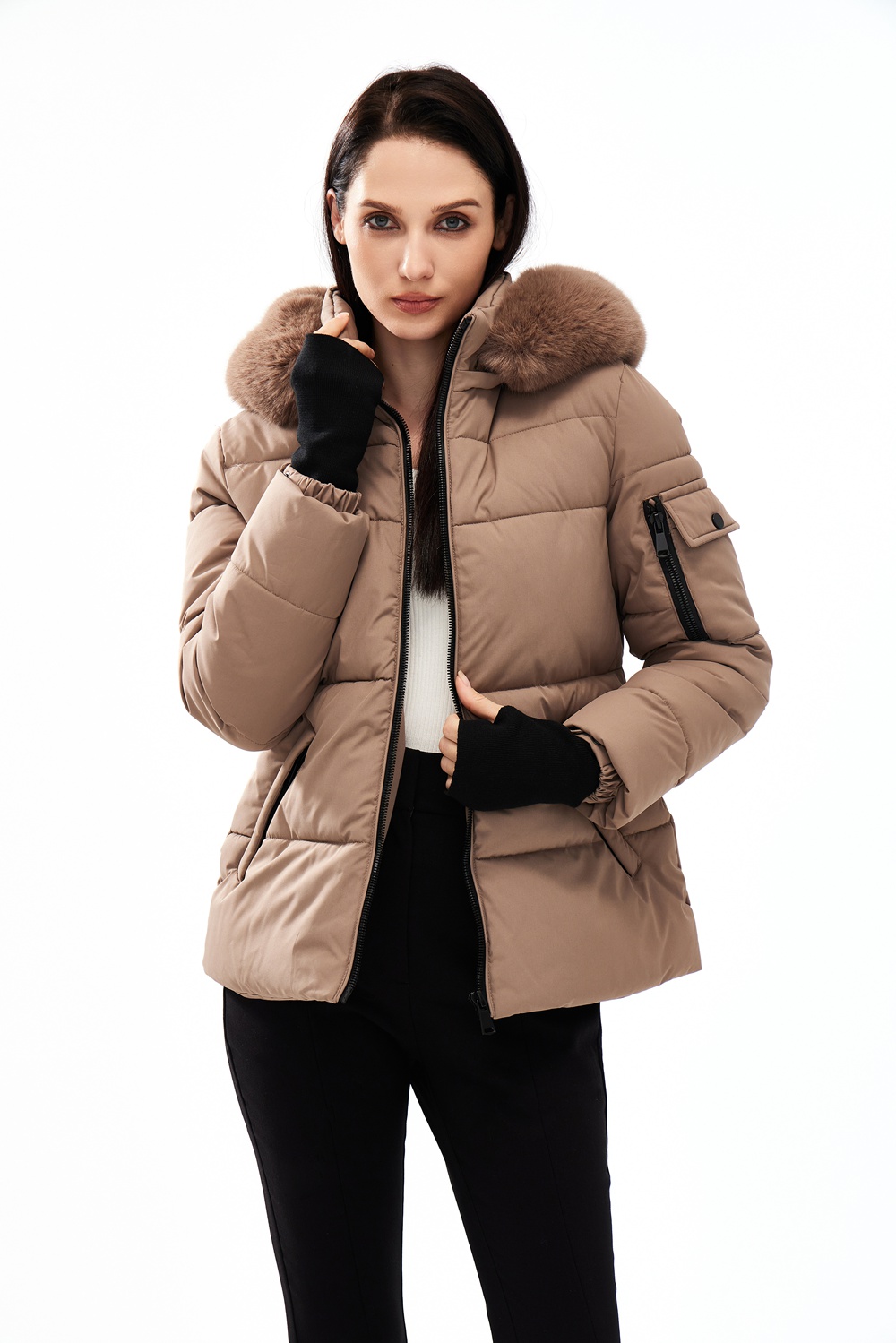 Ropa gruesa de algodón para mujeres